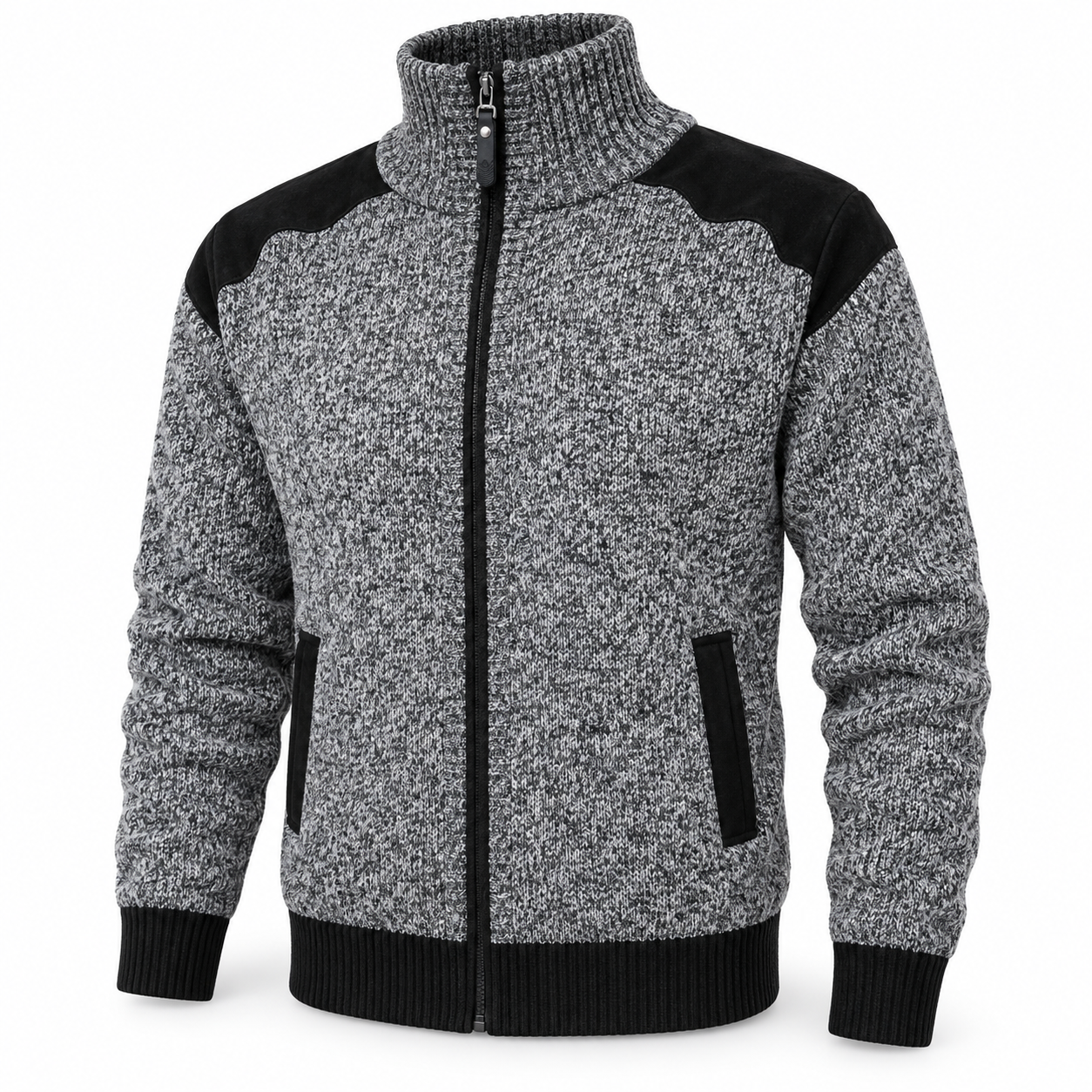 Florin Herren-Cardigan – Hellgrau