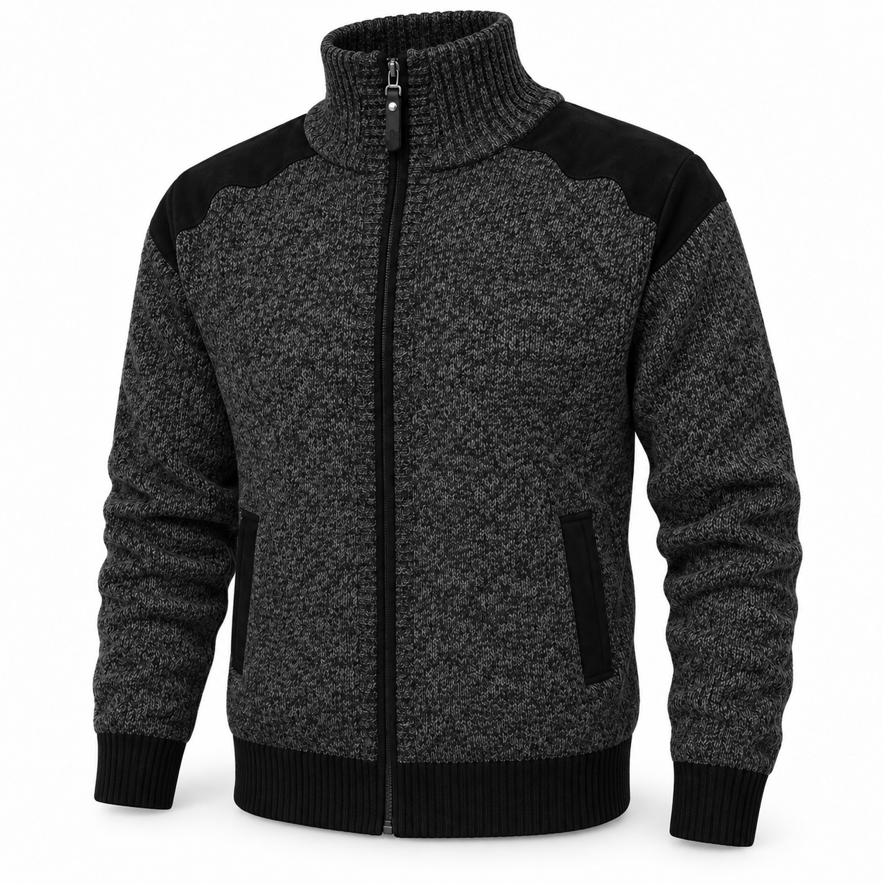 Florin Herren-Cardigan – Schwarz