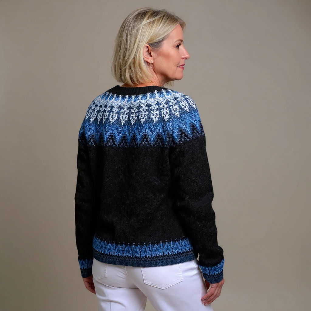 Helen | Vintage-Handcrafted Icelandic Cardigan – Bild 2