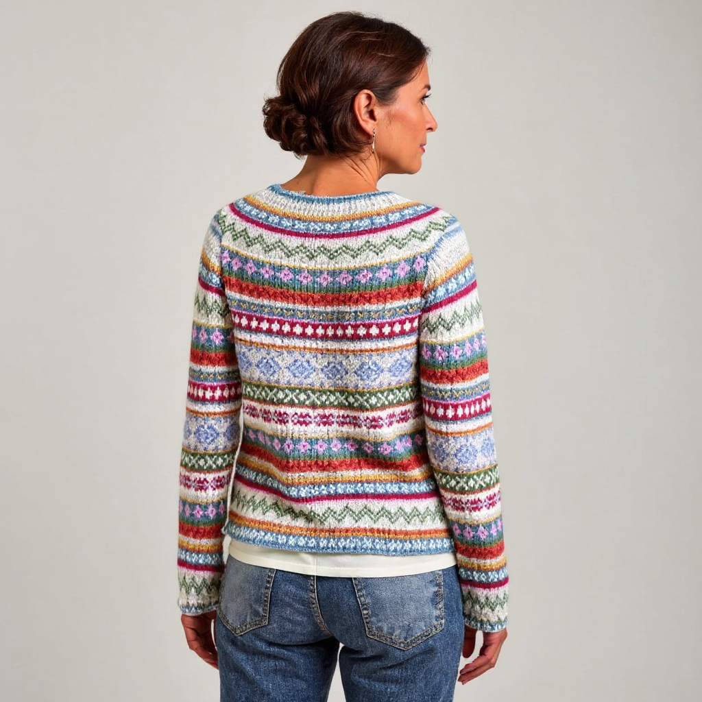 Camila – Pullover mit nordisch inspiriertem Muster, Ansicht 3