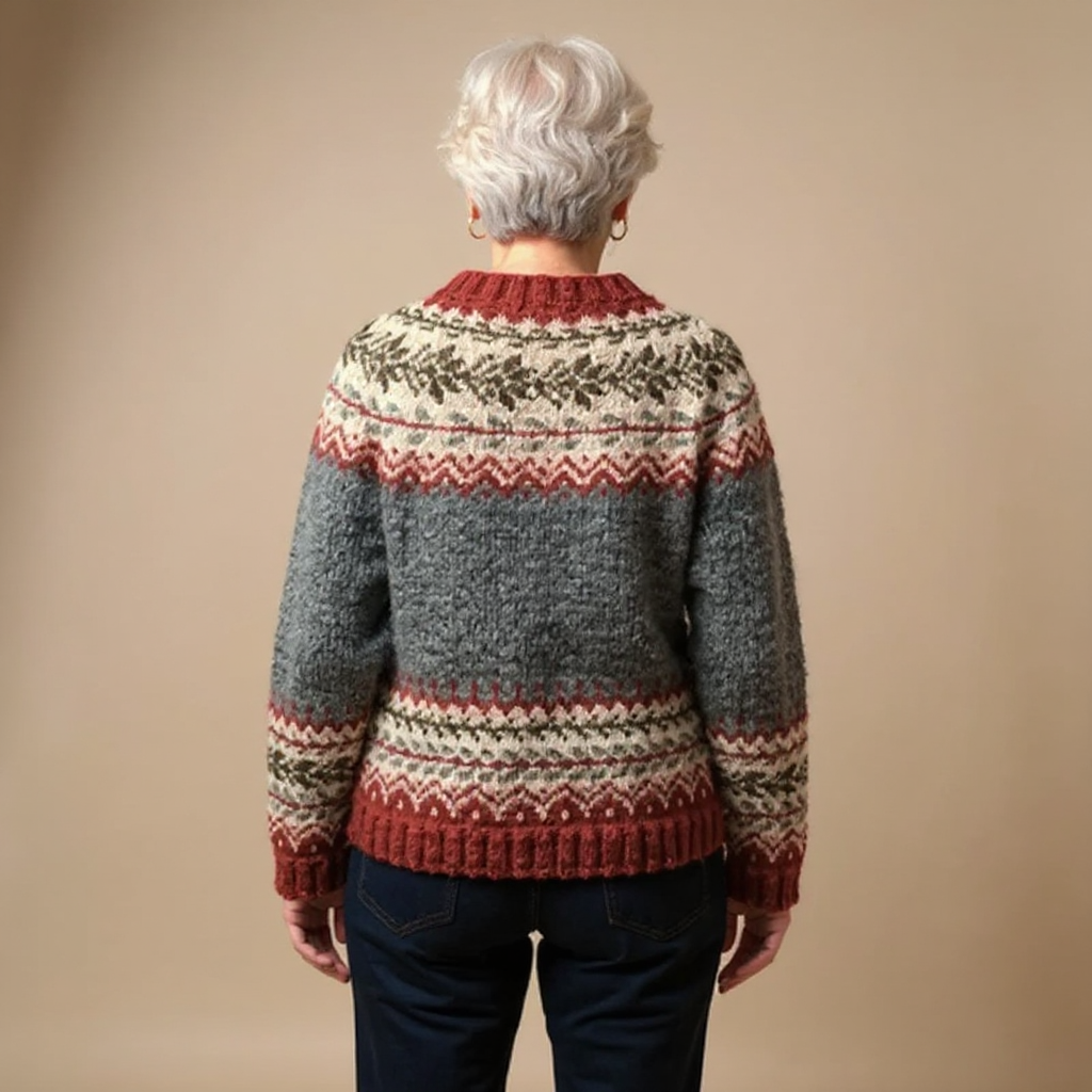 Atasha | Vintage-Icelandic Cardigan – Bild 2