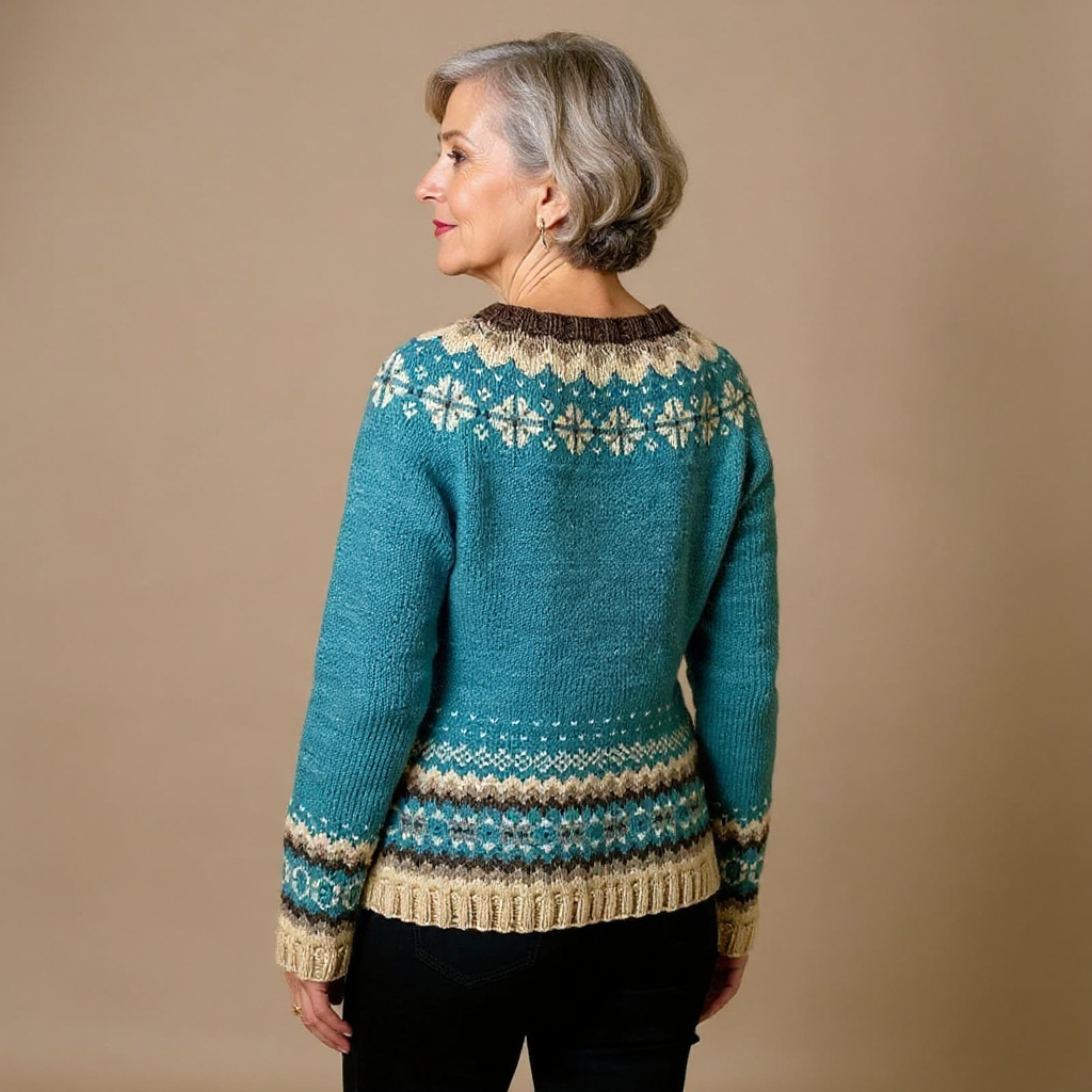 Allaira | Vintage-Icelandic Cardigan – Bild 2