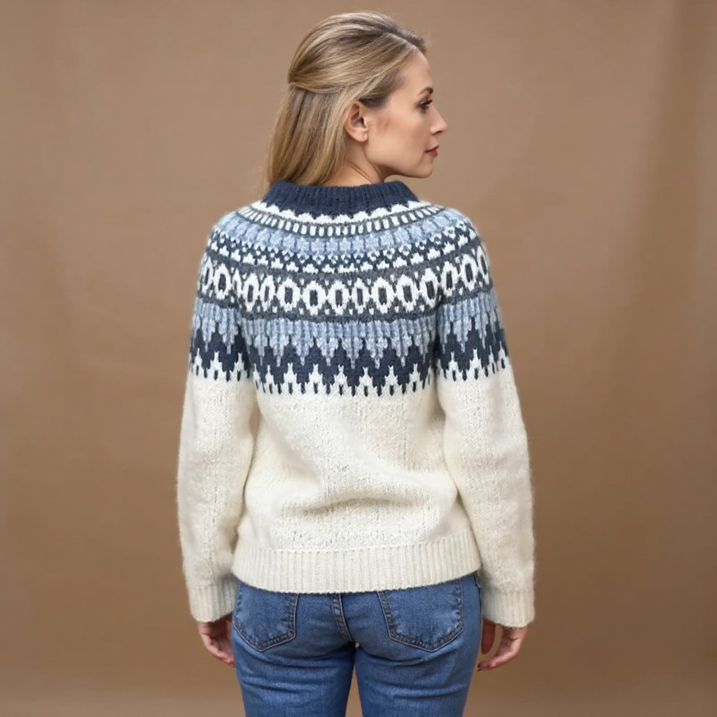 Maecey – Pullover mit nordisch inspiriertem Muster, Ansicht 3