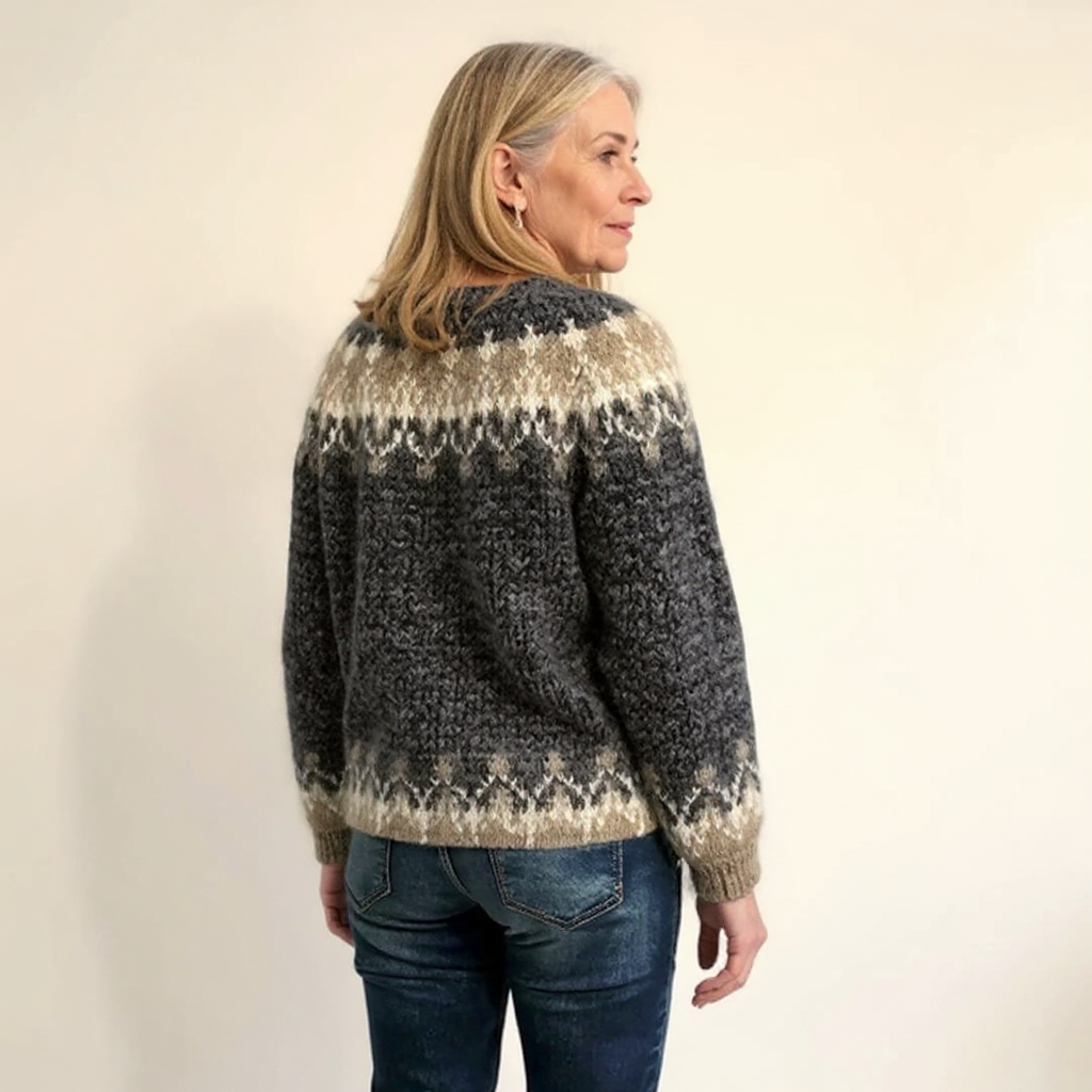 Samantha – Pullover mit nordisch inspiriertem Muster, Ansicht 10
