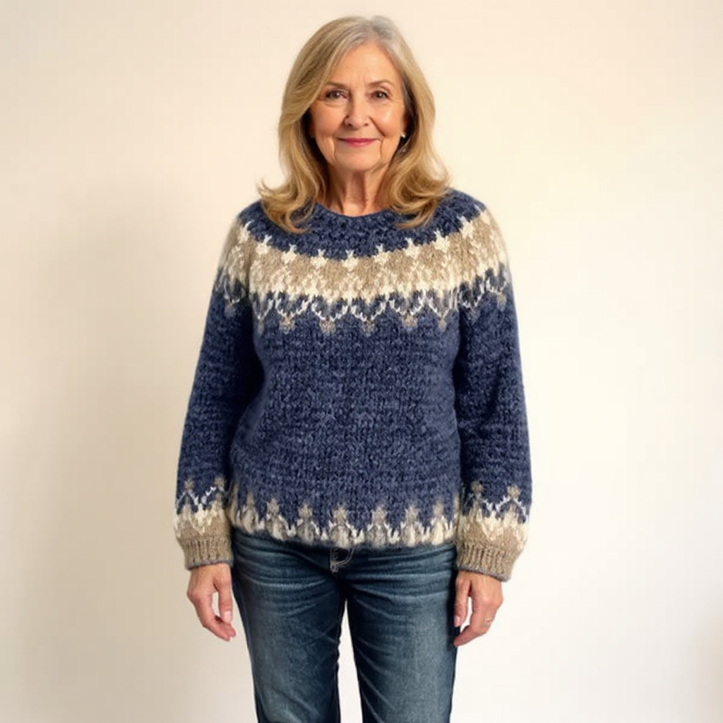 Samantha – Pullover mit nordisch inspiriertem Muster, Ansicht 6