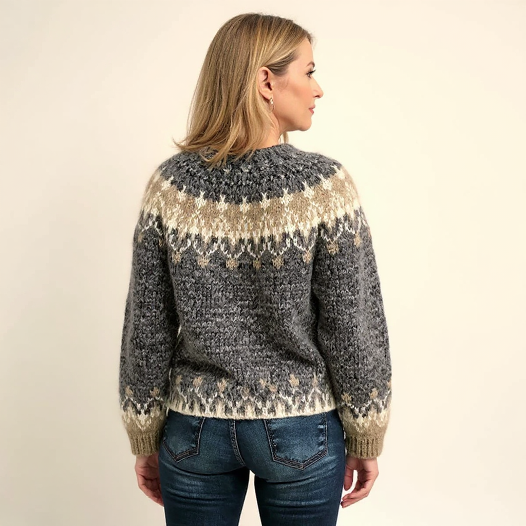 Samantha – Pullover mit nordisch inspiriertem Muster, Ansicht 11