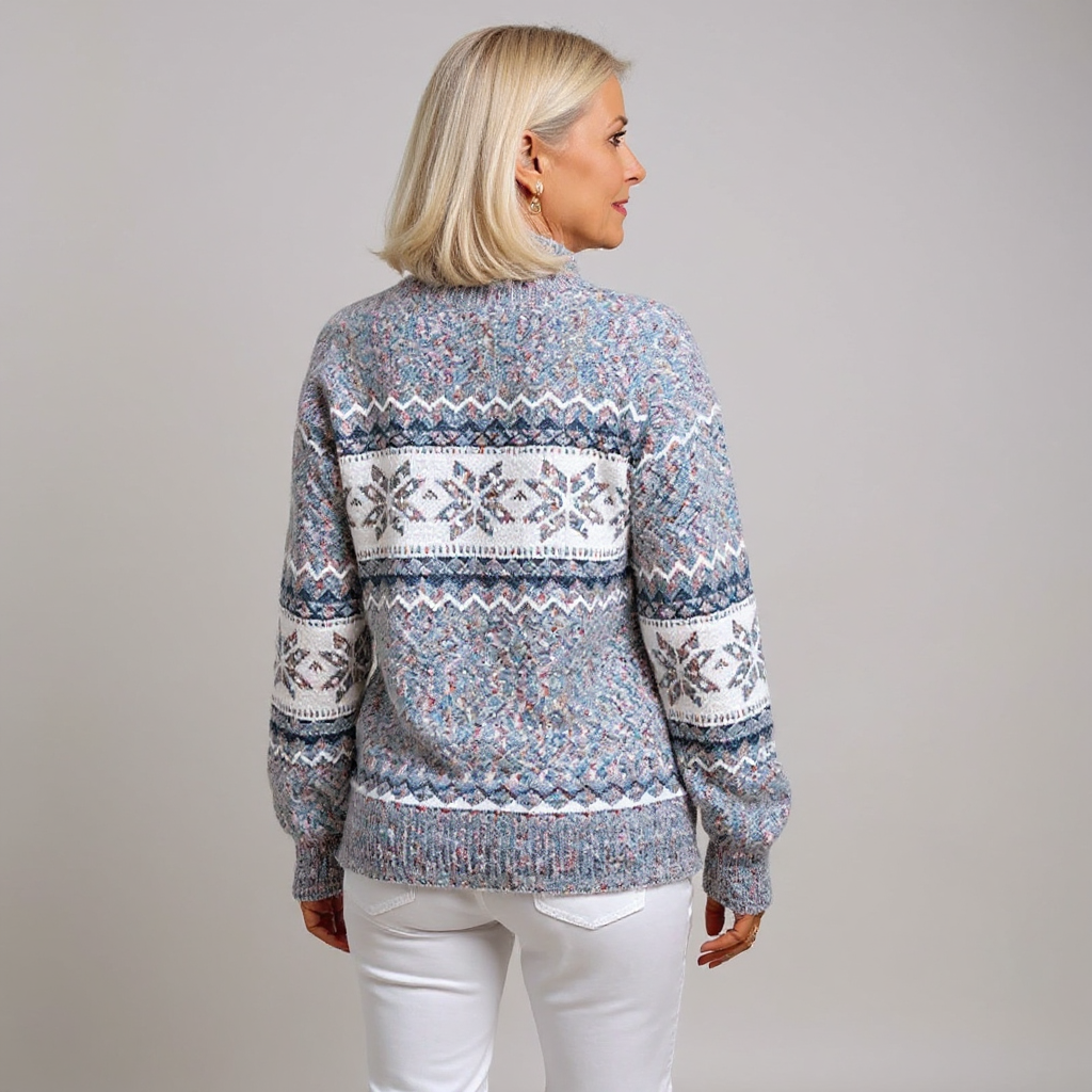 Melanie – Pullover mit nordisch inspiriertem Muster, Ansicht 9
