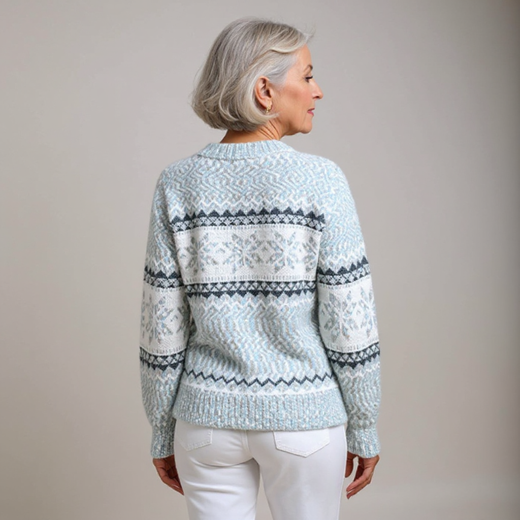 Melanie – Pullover mit nordisch inspiriertem Muster, Ansicht 10