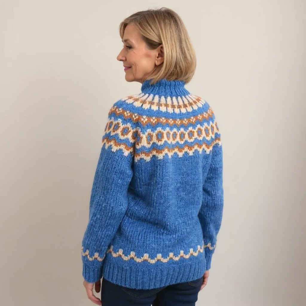 Amara – Pullover mit nordisch inspiriertem Muster, Ansicht 12