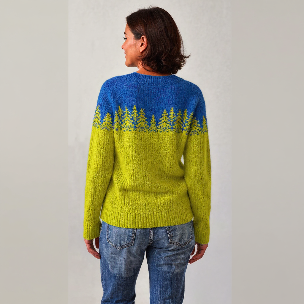 Charlotte – Pullover mit Retro-Muster, Ansicht 3