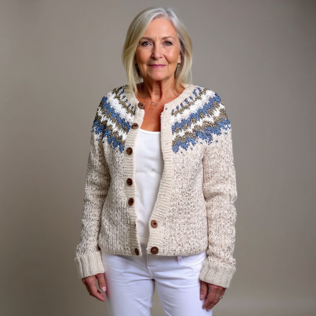 Peyton | Vintage-Icelandic Cardigan – Bild 3