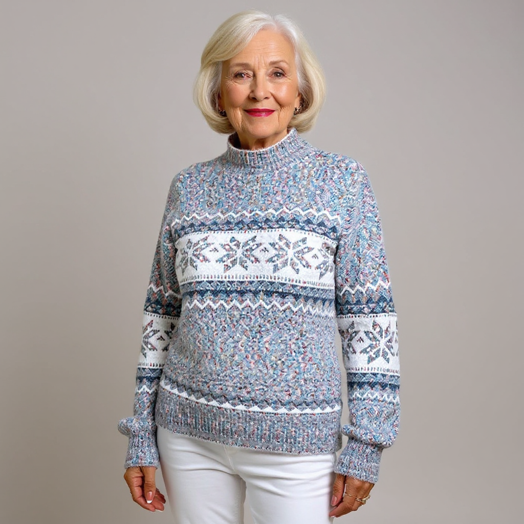 Melanie – Pullover mit nordisch inspiriertem Muster, Ansicht 5