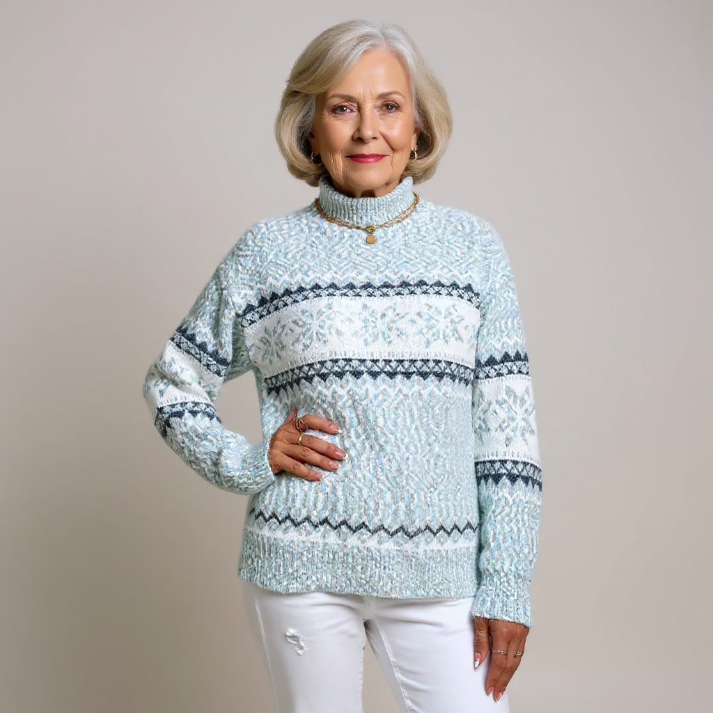 Melanie – Pullover mit nordisch inspiriertem Muster, Ansicht 6
