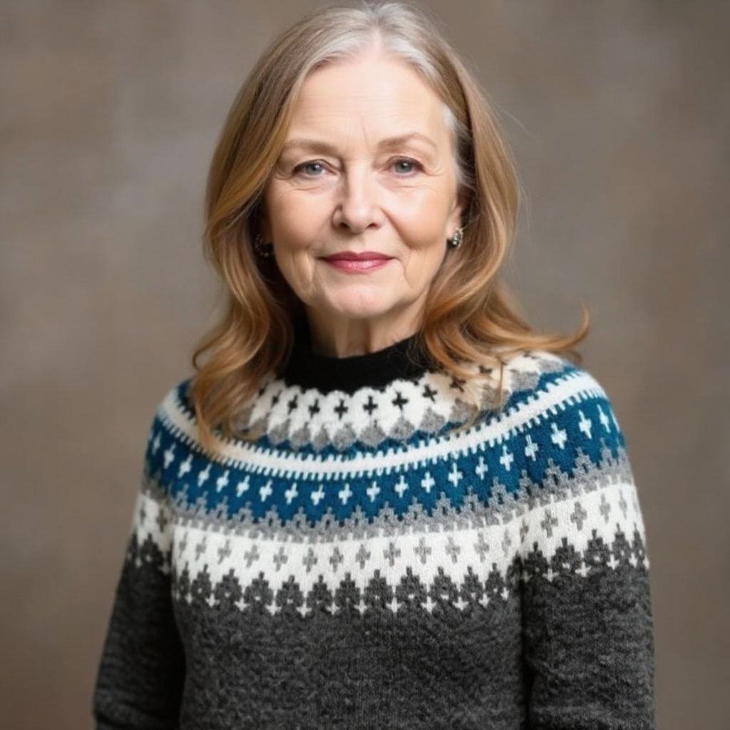 Althea – Pullover mit nordisch inspiriertem Muster, Ansicht 4
