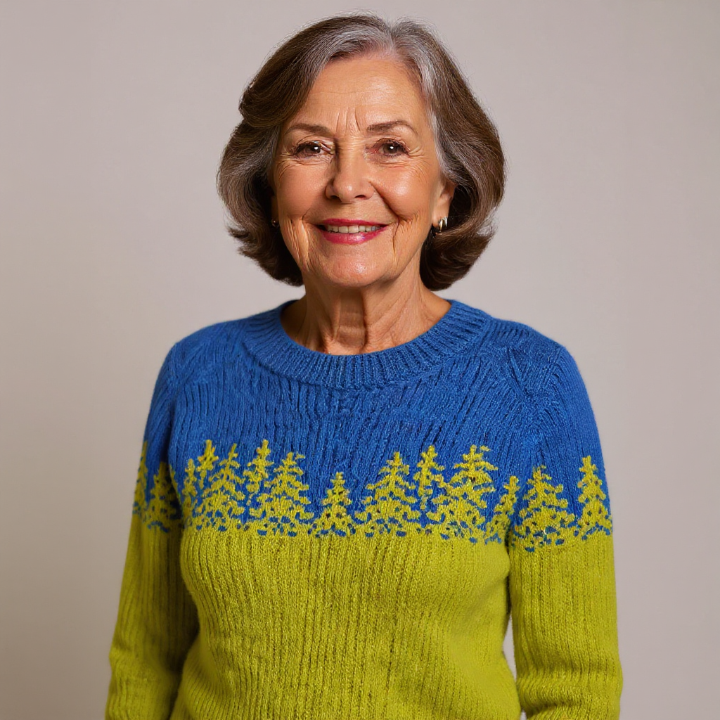 Charlotte – Pullover mit Retro-Muster, Ansicht 4