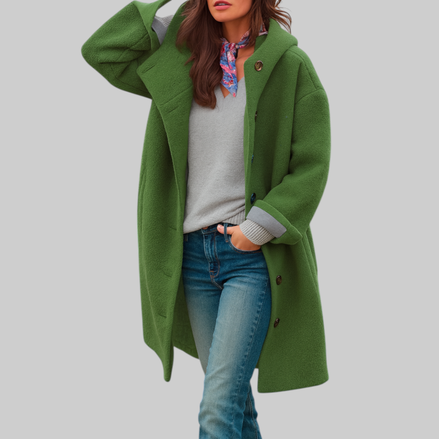 Freja | Palton midi confortabil - imagine 6