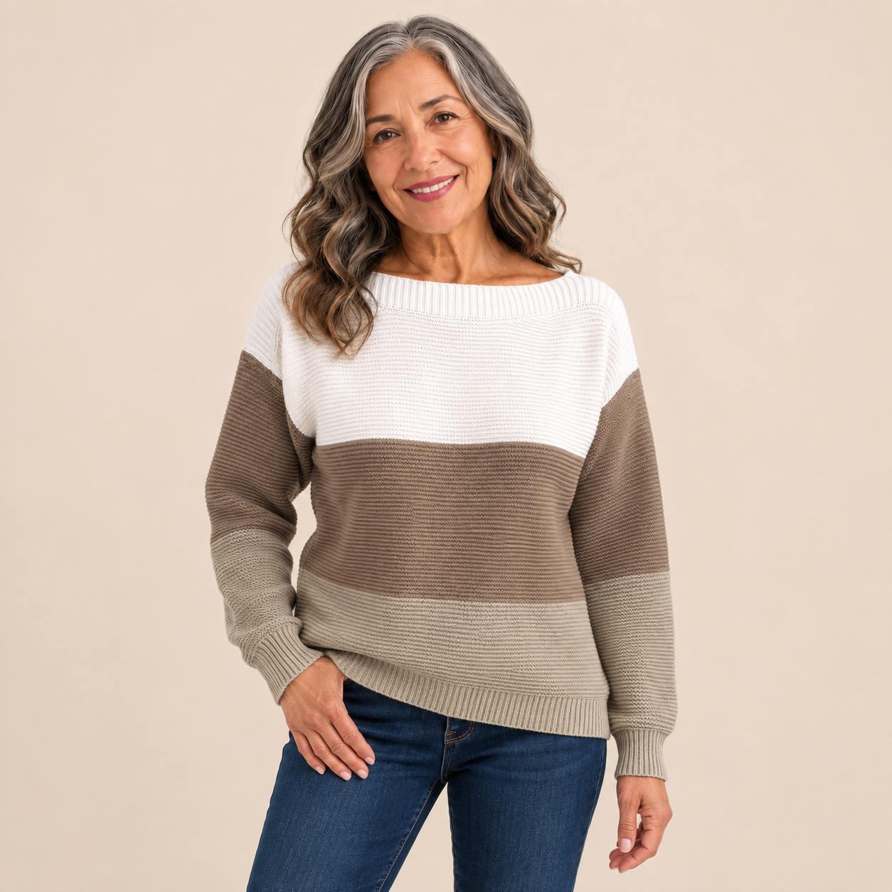 Gabriela-Maria – Pullover – Beige