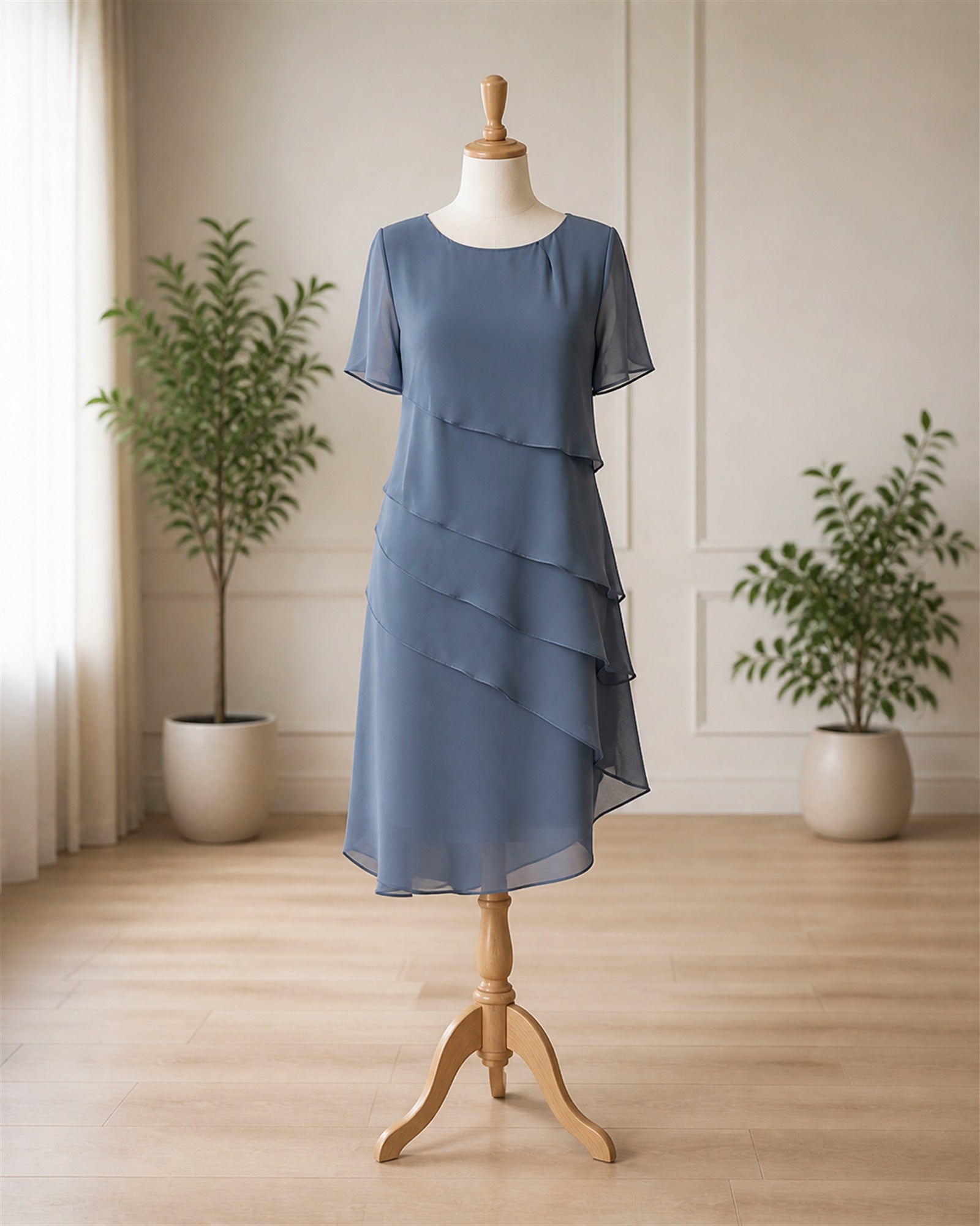 Georgiana – Midikleid aus Chiffon – Bild 6