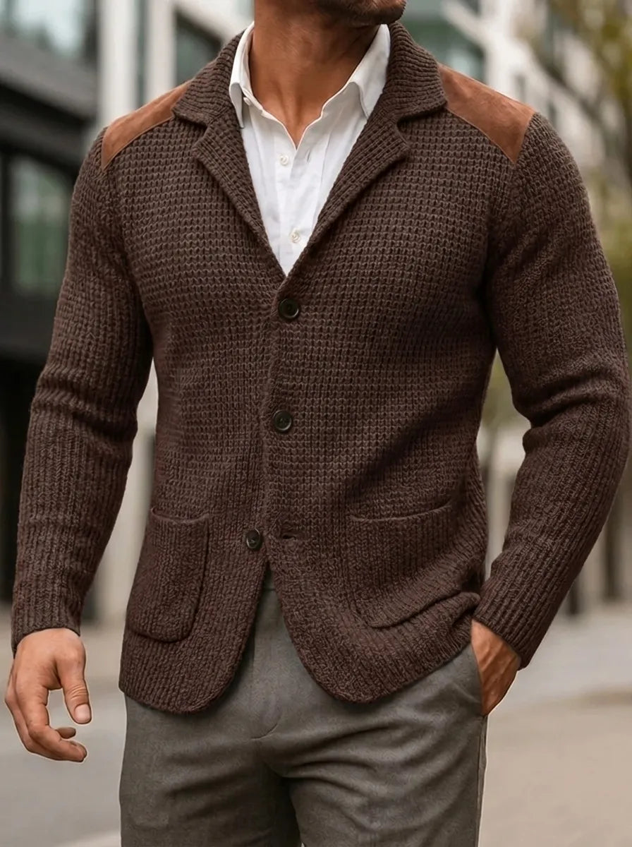 SILVORO | KNITTED-TEXTURE BLAZER Degree