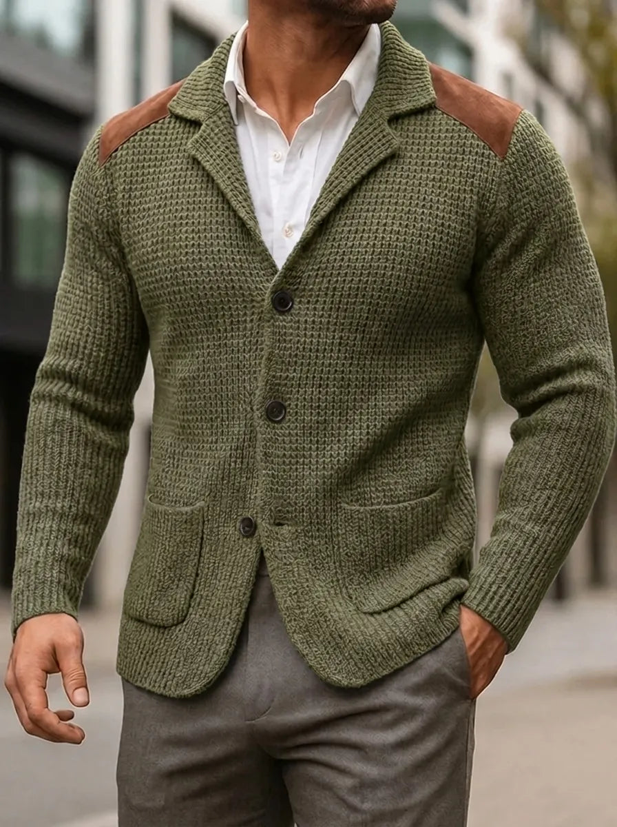 SILVORO | KNITTED-TEXTURE BLAZER Degree