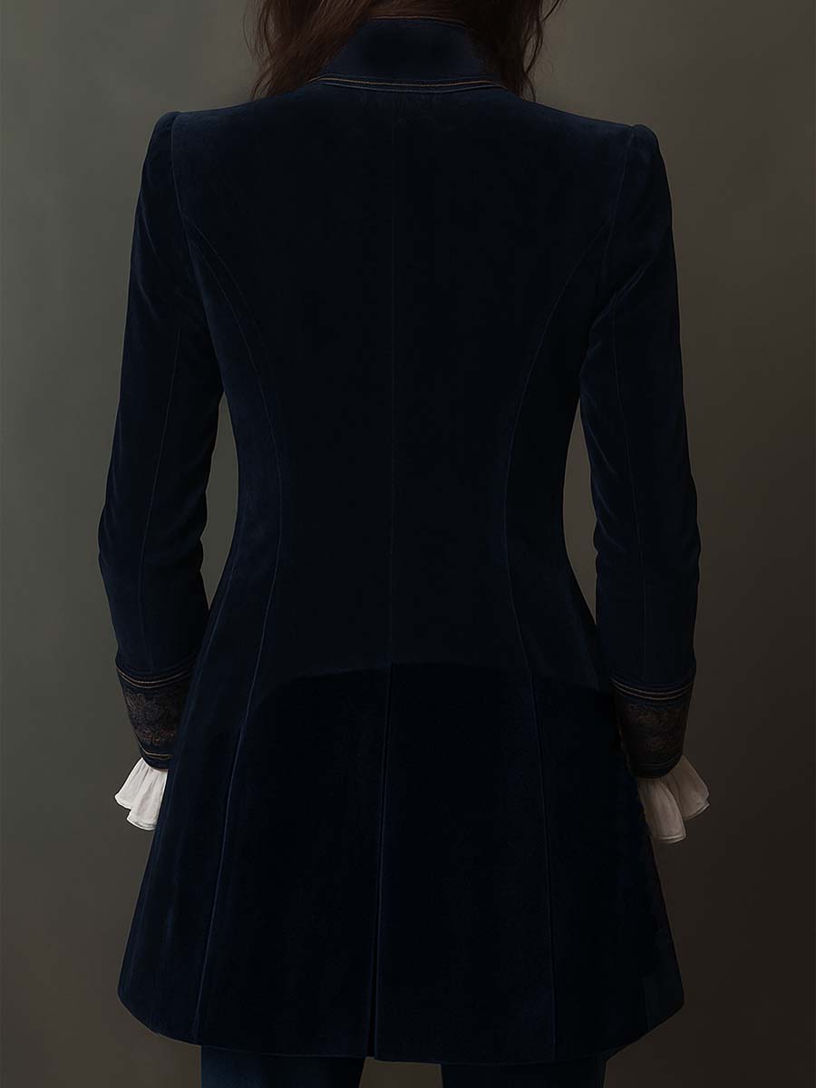 Chiara | Lange Bestickte Vintage-Jacke – Bild 12