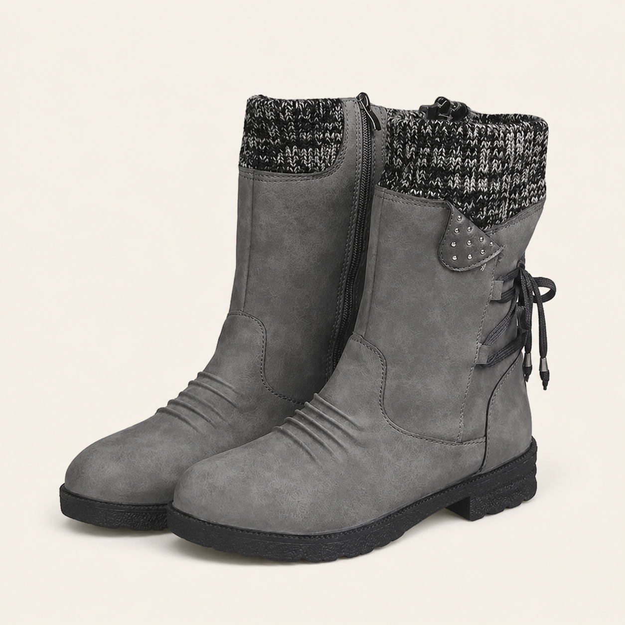 Iasmina botine Gri