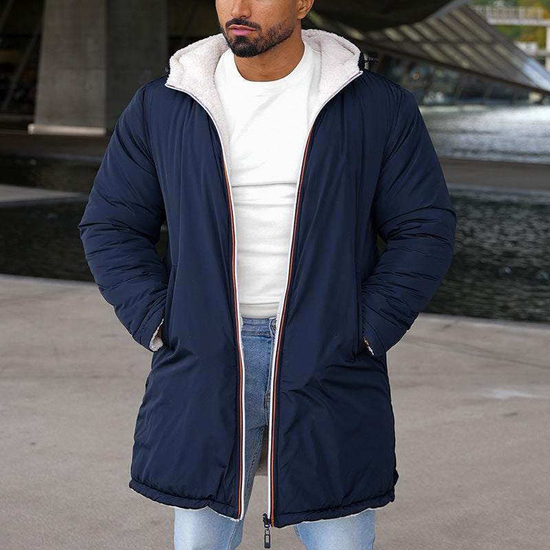 Rico Warm Men's Jacket Weiß/Blau
