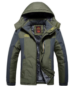 Lorenzo - Comfortable fleece winter jacket Rot