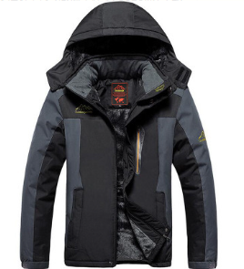 Lorenzo - Comfortable fleece winter jacket Rot