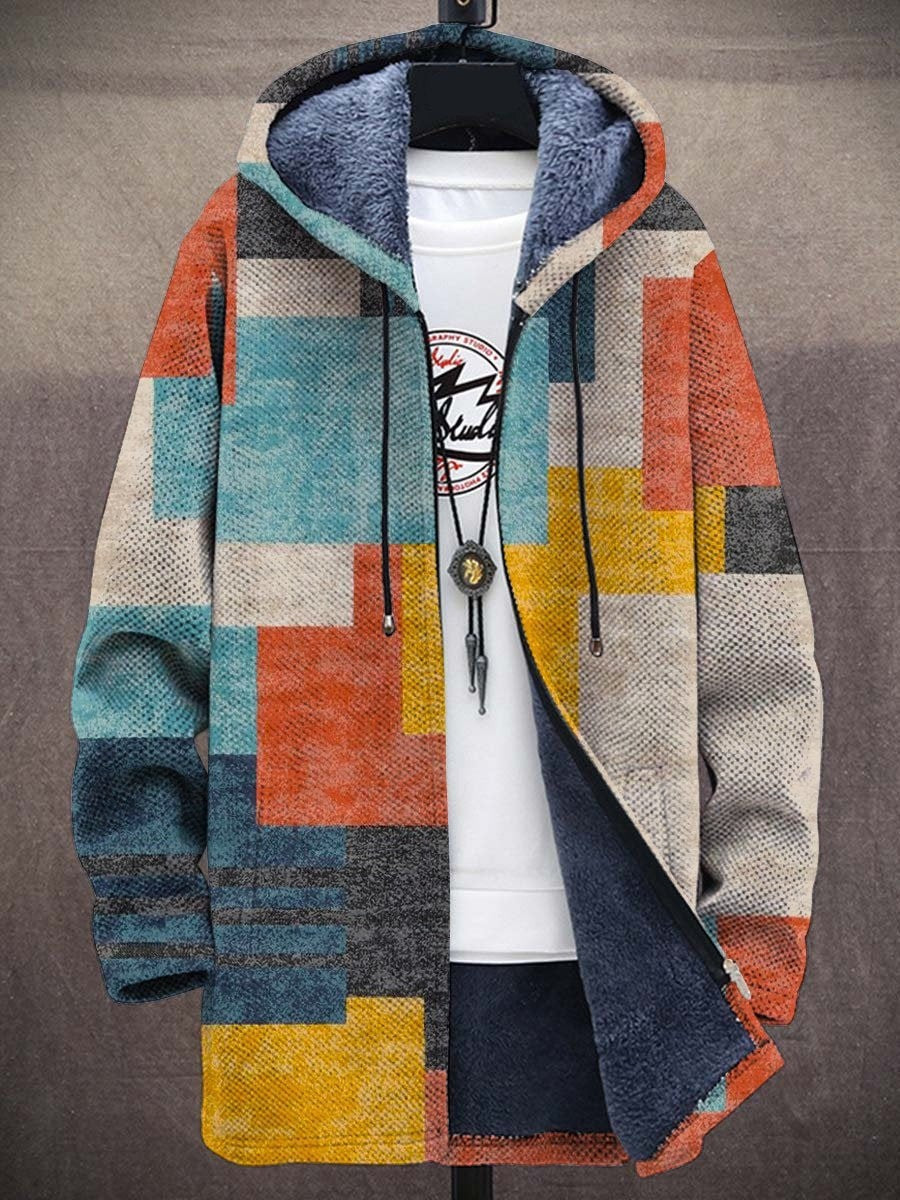 Ingrid - cardigan artistic pentru bărbați - Multicolor