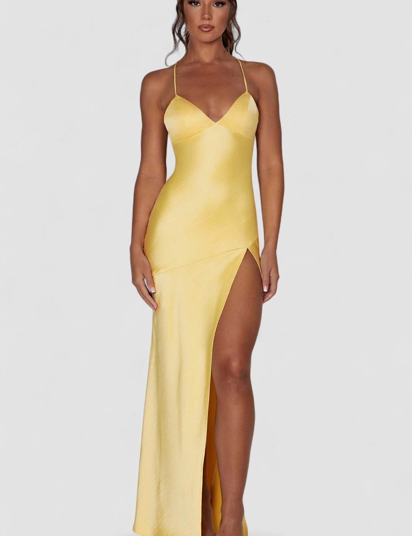 Marcela | Maxikleid aus Satin