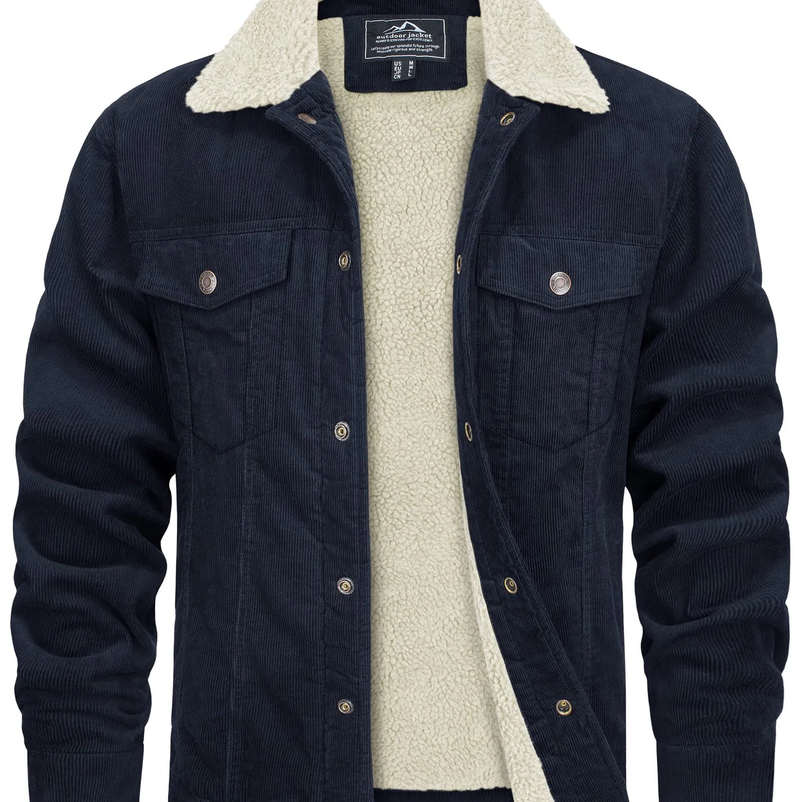 Vasco Winter Jacket for Men Navy