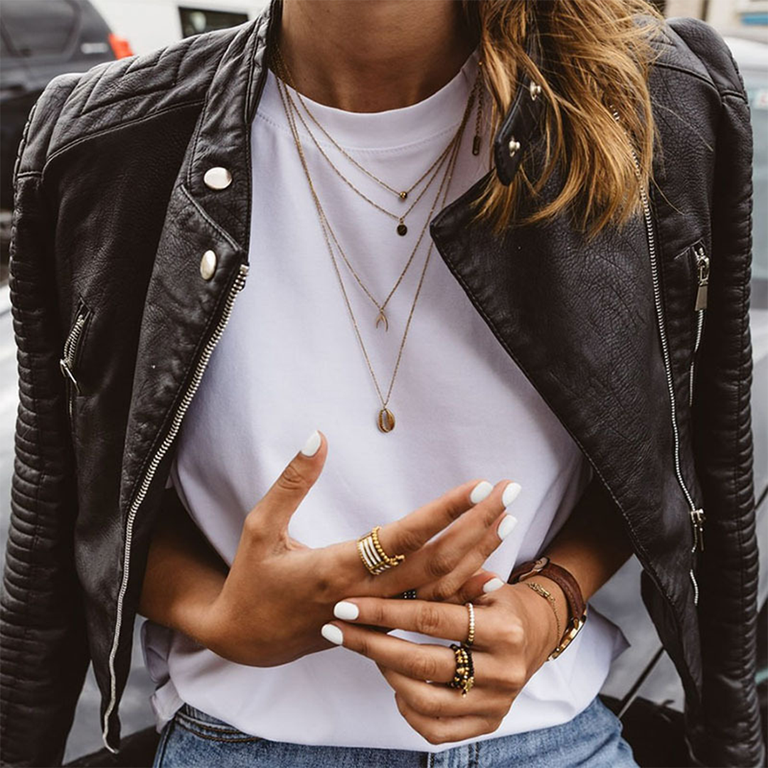 Janet | Jachetă biker elegantă - imagine 3