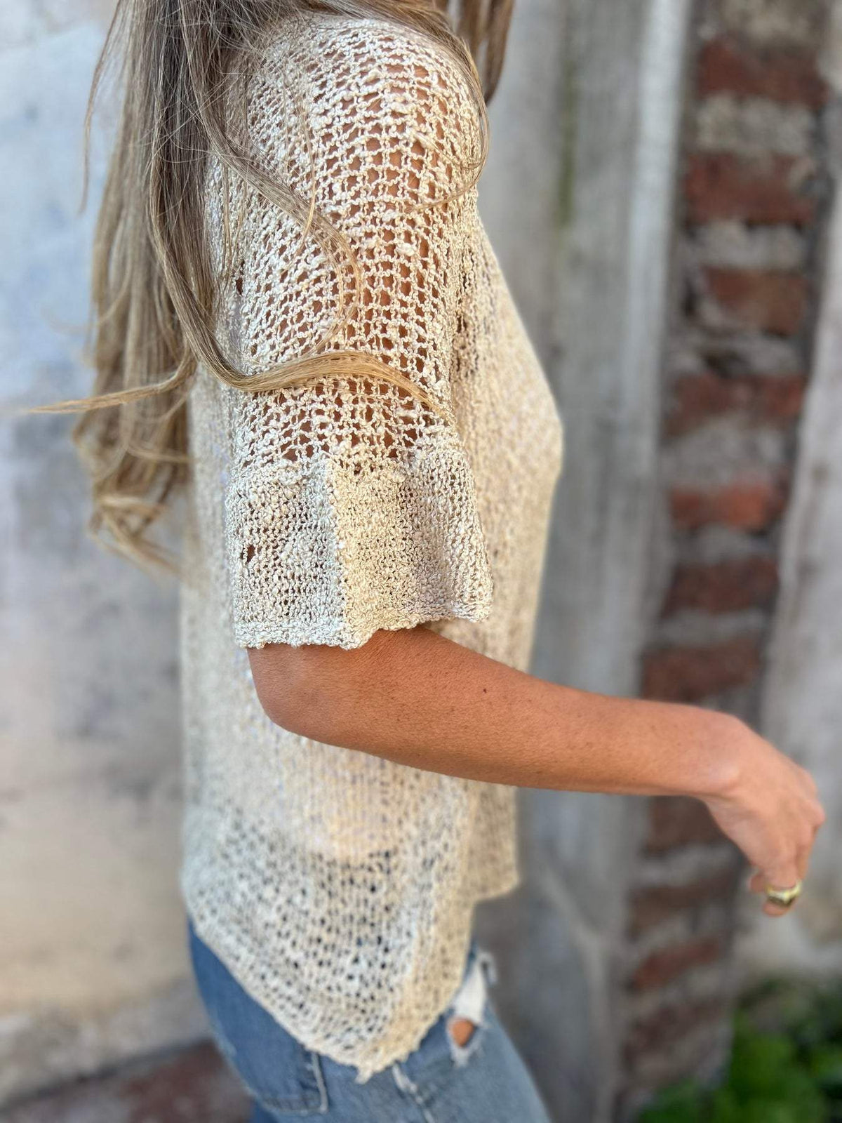 Tiffany | Eleganter strukturiert Top – Bild 3