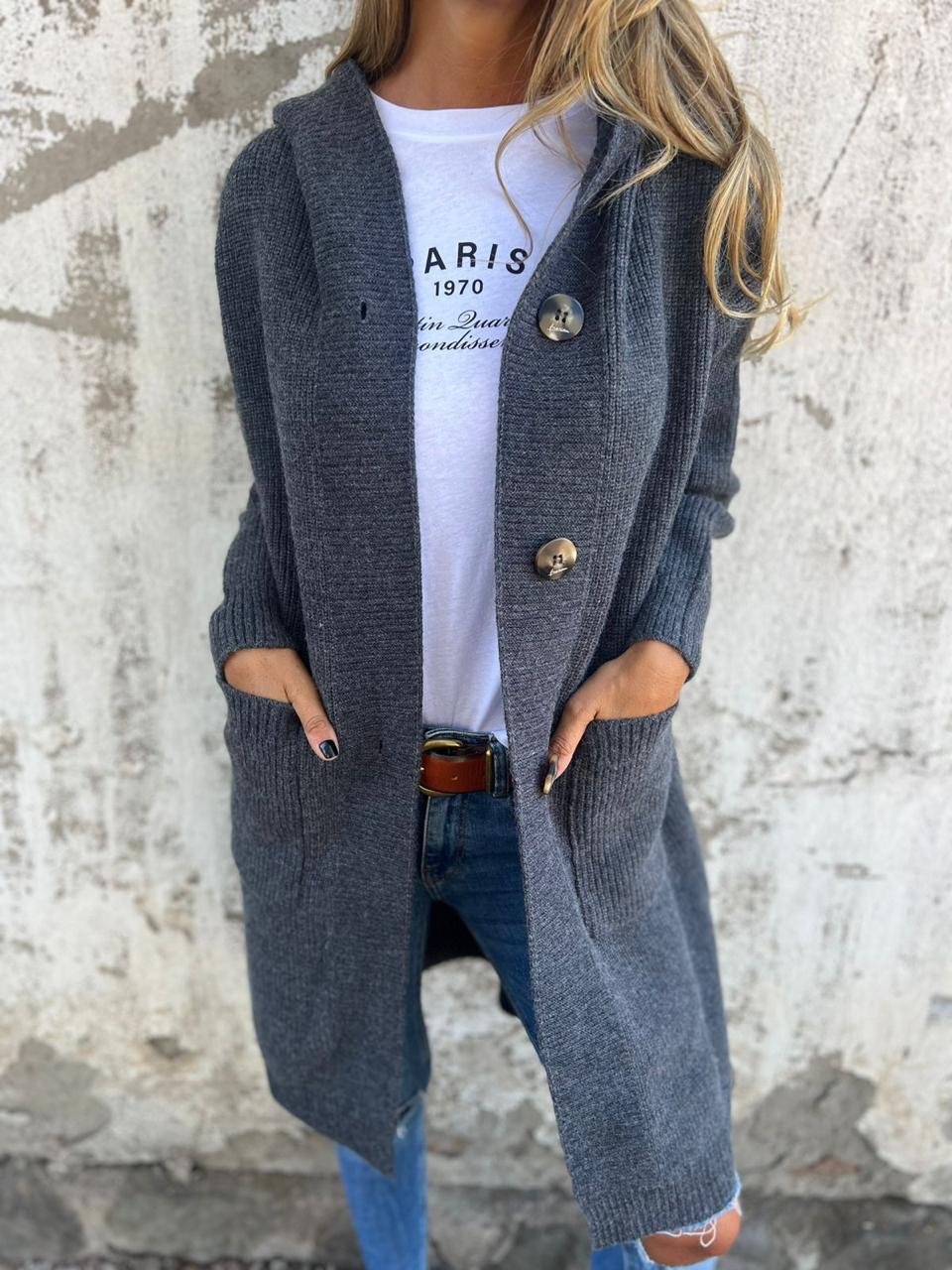Heidi | Langer lässiger Cardigan – Bild 3