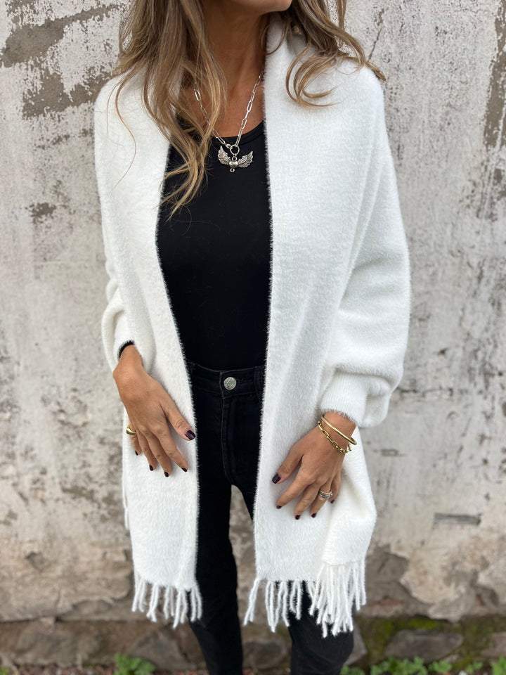 Hannah | Eleganter lang-Sleeved Wrap Pullover – Bild 3