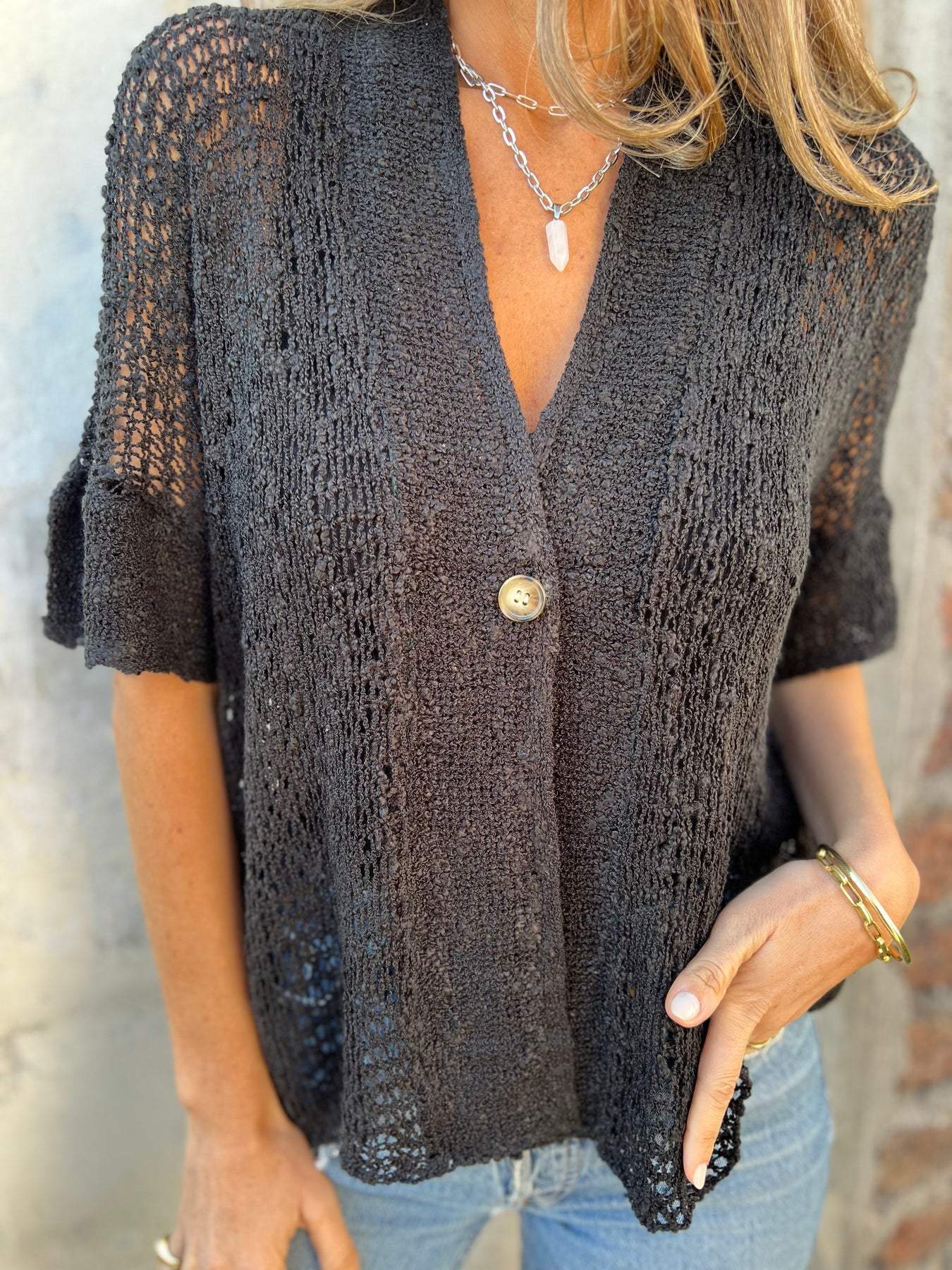 Barbara | Eleganter strukturiert top – Bild 7