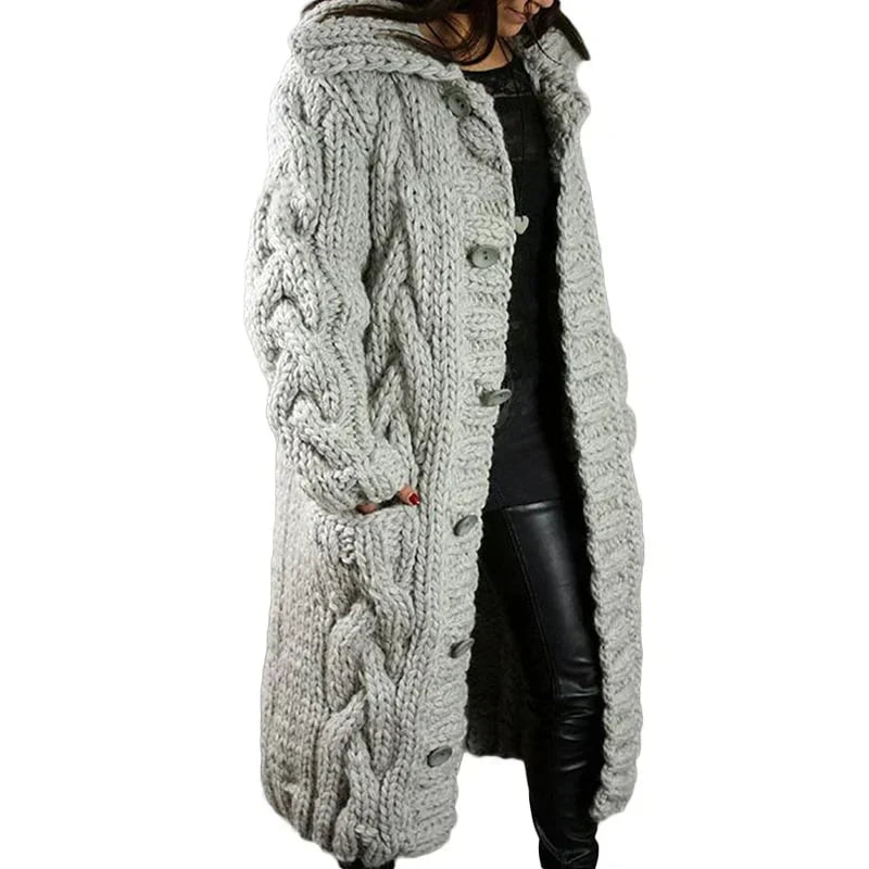 Gabriella | Damen lang Cardigan – Bild 8