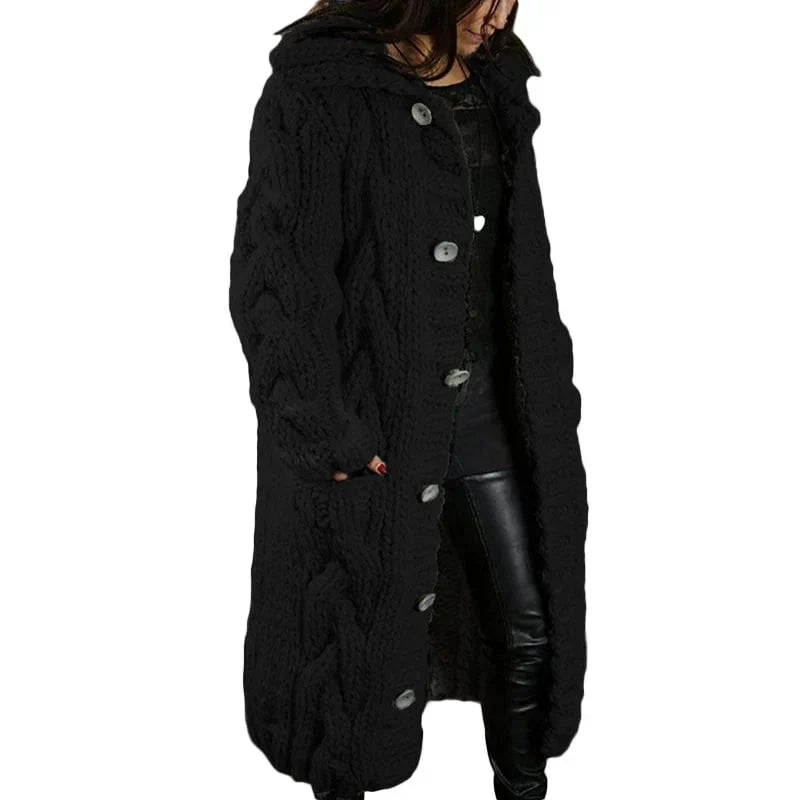 Gabriella | Damen lang Cardigan – Bild 4