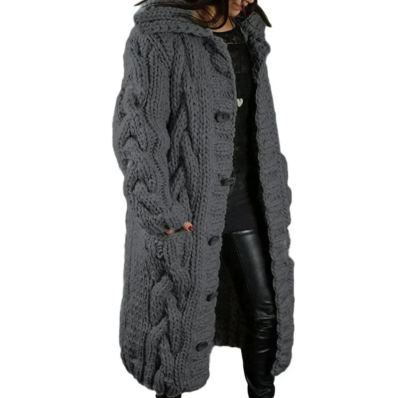 Gabriella | Damen lang Cardigan – Bild 7