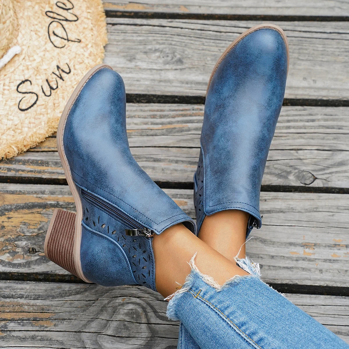 Garance | Western-Stiefeletten mit mittelhohem Absatz