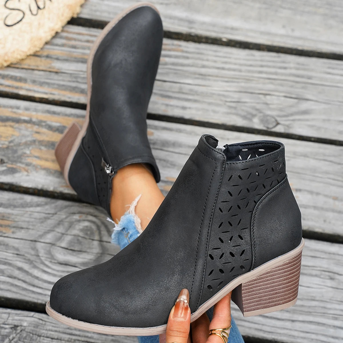 Garance | Western-Stiefeletten mit mittelhohem Absatz