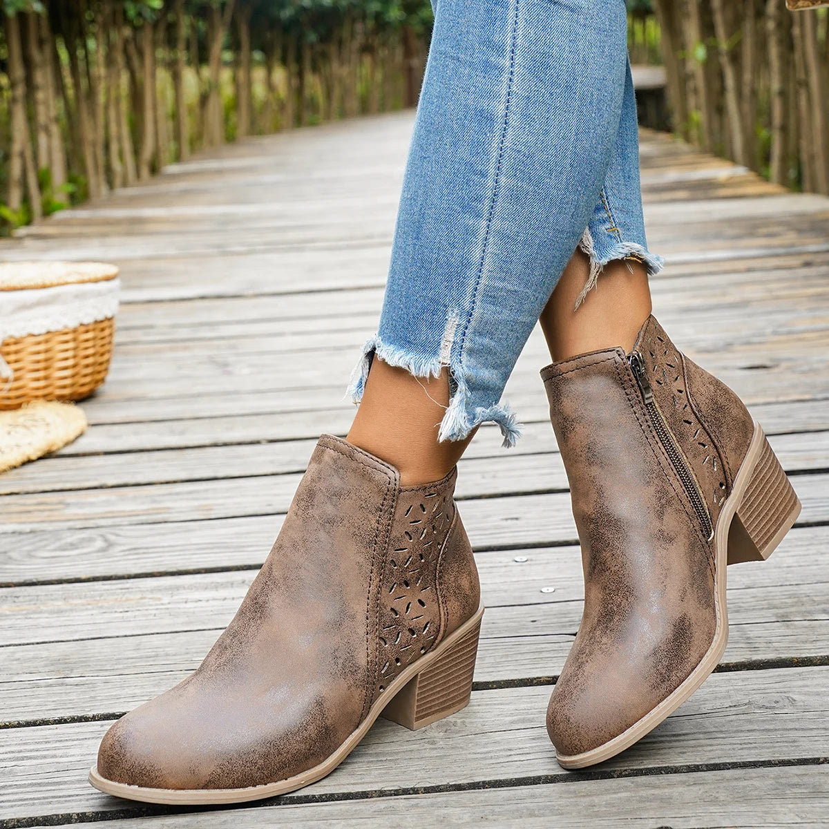Garance | Western-Stiefeletten mit mittelhohem Absatz