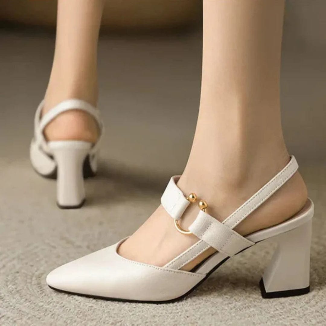Ophélie | Slingback-Pumps mit kleinem Absatz