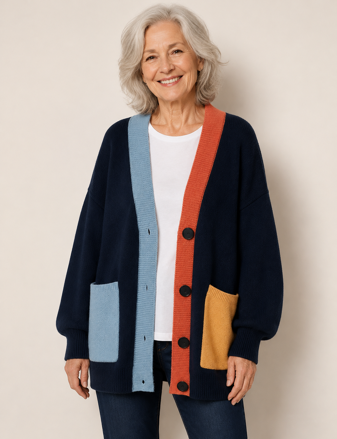 Liane | Bequeme Cardigan – uniforme Produktaufnahme