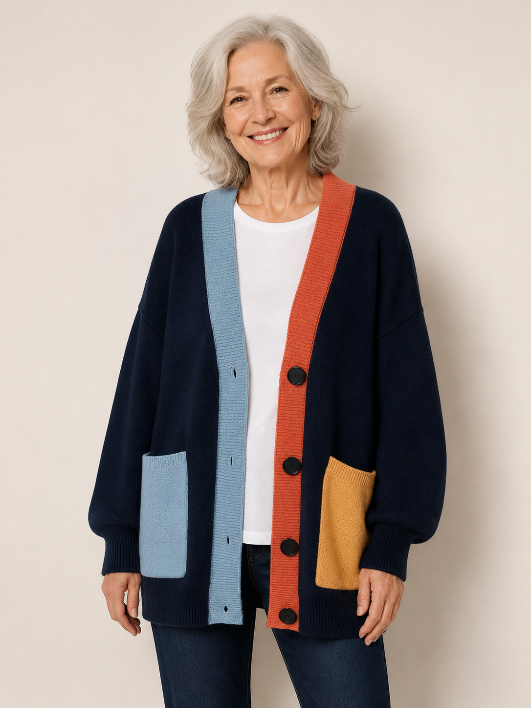 Liane | Bequeme Cardigan – uniforme Produktaufnahme