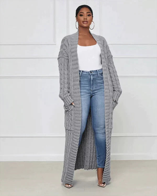 Natalia | Langer Cardigan mit elegantem Design
