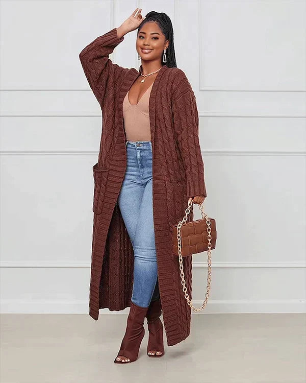 Natalia | Langer Cardigan mit elegantem Design