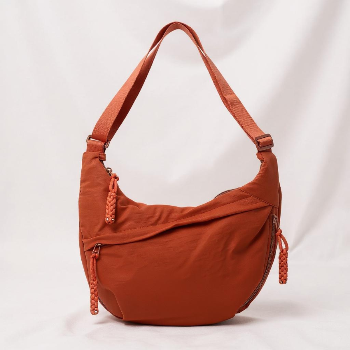 Natalie | Orangefarbene Schultertasche | Produktbild 1