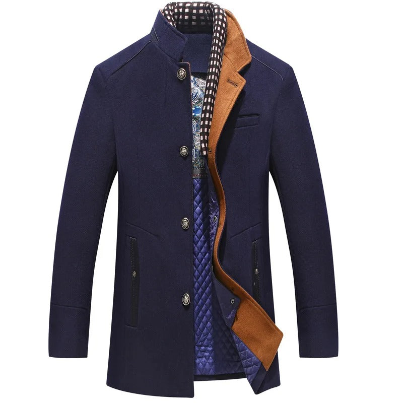 Men's Wool Jacket Schwarz